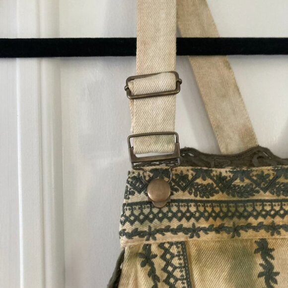 NWT Free People Bali Devon Skirtall Embroidered Olive Drab Sz S - Picture 5 of 8